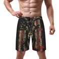 thumbnail image 2 of NICKSUN Men's Swim Trunks, Cute Print Quick Dry Summer Board Beach Shorts with Mesh Lining and Pockets, 2 of 6