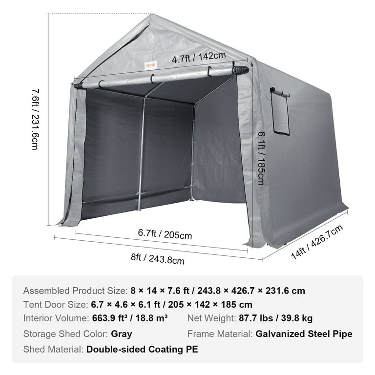 Heavy duty storage tents online