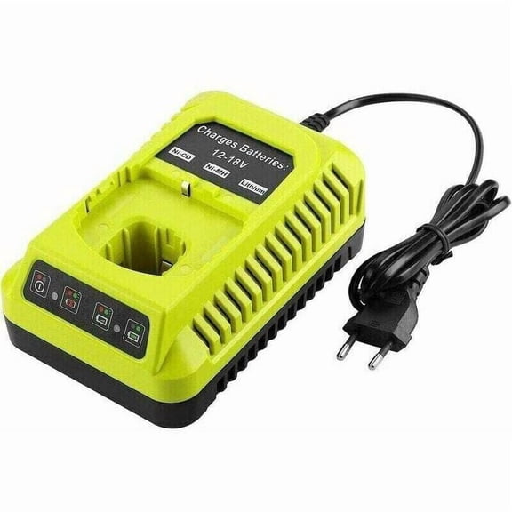 Replacement Charger for Ryobi 12V-18V P117 P108, Compatible with Ryobi Lithium-Nickel Batteries