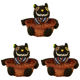 thumbnail image 1 of Fantasma Candy Display Bowl Basket Lindo Halloween Natural Mimbre (Gato) Negro 1pc, 1 of 4