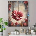 thumbnail image 4 of Qisvanset 12x16 Inch 2D Flat Framed Canvas Art, Earth Tone Carousel Horse Watercolor Muted Pink Girl Nursery Wall Art, 4 of 5
