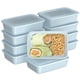 thumbnail image 1 of Recipientes para preparación de comidas Bentgo Prep, juego de 20 piezas con 1 compartimento, 1 of 8