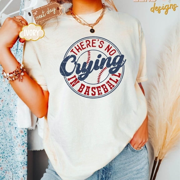 There'S No Crying In Baseball Shirt,Baseball Mom Shirt,Baseball Mama Tee,Game Day Shirt,Baseball Player Shirt,Sports Mom Tee S-5XL Birthday Gifts; For Men & Women