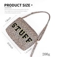 thumbnail image 2 of Personalized Letter Initial Makeup Bag for Women , Large Cosmetic Travel Toiletry Bag , Birthday Gifts,  Preppy Stuff  Trendy Cosmetic Bag | Toiletry Bag, 2 of 4