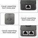 thumbnail image 2 of ZZY-Network Lan Switch 2 Ports, Rj45 Network Key-press Switch Splitter Selector Box, 100m 2 In 1 Out Or 1 In 2 Out, 2 Port Network Hub Black, 2 of 4