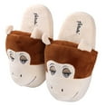 thumbnail image 2 of AERUSI Animal Plush Indoor House Slippers, 2 of 5