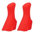 thumbnail image 1 of 1 par de fundas protectoras de silicona para manillar de bicicleta, empuñaduras cómodas para bicicleta de carretera, accesorio de ciclismo 4700 Rouge, 1 of 5