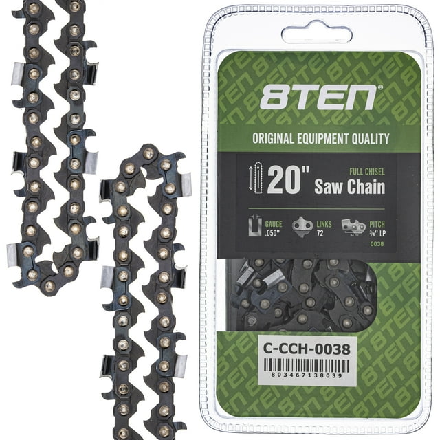 Full Chisel Chainsaw Chain 20 inch .050 3/8 LP 72DL for Husqvarna 455 Rancher 810-CCC2250H