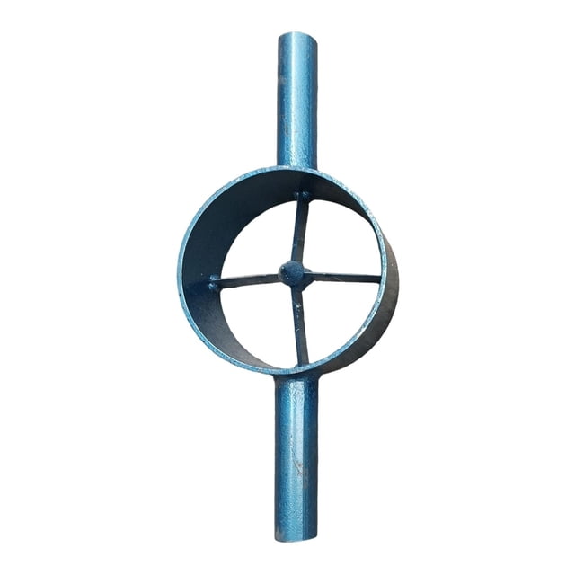 koolsoo Bamboo Splitter Bamboo Tube Divider Easy to Break Manual Splitting Tool Breaker for Farm Craftsmen Garden Workplace Backyard Blue 4 Cuts