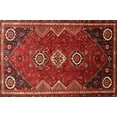 thumbnail image 1 of Ahgly Company Machine Washable Indoor Rectangle Traditional Sienna Brown Area Rugs, 6' x 9', 1 of 7