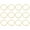Golden, variant on Yesbay 12 Pcs Bathroom Shower Curtain Rings Rust Proof Smooth Gliding Tightly Closed Anti-Drop Round Shower Curtain Hooks