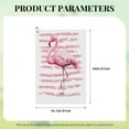 thumbnail image 4 of Vsdgher Flamingo Print Golf Towel Golf Gift for Men and Women Golf Towel with Carabiner Clip to Quickly Remove Sand, Mud, Dirt and Sweat, 4 of 8