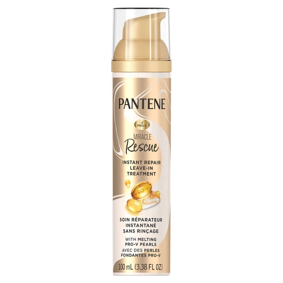 Pantene Miracle Rescue Instant Repair Leave-In Treatment with Melting Pro-V Pearls, 100 ml