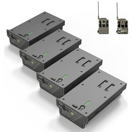 4PCS Lithium Rechargeable Battery for Reveal Trail Camera X Gen 3.0, 2.0, Pro 3.0