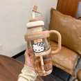 thumbnail image 3 of 1300ml Sanrio Water Cup Hello Kitty Anime Straw Cup Cute Large Capacity Cartoon Outdoor Activities Portable Tea Separation, 3 of 5