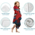 thumbnail image 7 of Kids Bath Towels Cartoon Spider-Man Kids Towels Bath 60" x 35" Boy Kids Bath Towels Boy Kids Hooded Bath Towel Red Bath Towels for Kids Hooded Bath Towels for Kids Ages 4-8 Boys Bath Towel, 7 of 7