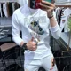 thumbnail image 3 of Camiseta ajustada para hombre, tendencias de moda estampadas 2024, jerséis ajustados de una pieza para hombre, ropa Y2k, sudaderas originales de manga larga, 3 of 5