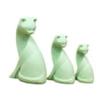 thumbnail image 4 of 1/12 Scale Dollhouse Cute Cat Figures Simulation Animal Model for Decoration Green, 4 of 8