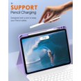 thumbnail image 4 of Funda con teclado MoKo para iPad Air 11" 2025/2024 Lilac Purple, 4 of 7