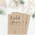 thumbnail image 6 of Inkdotpot 30Kraft RusticFill-In Style Bridal Shower Invitations Wedding Blank Invites, 6 of 8