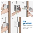 thumbnail image 6 of Gexandy 12 Inch Shutter Exhaust Fan,Window Fans with Adjustable Thermostat and Power Cord Kit, Providing Superior Ventilation for Windows, Attics, Kitchens, Greenhouses and Garages, 6 of 7