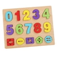thumbnail image 4 of TISHITA Montessori Puzzle Learning Board Puzzle Board Set Early Learning Building M 0-9 Number, 4 of 8