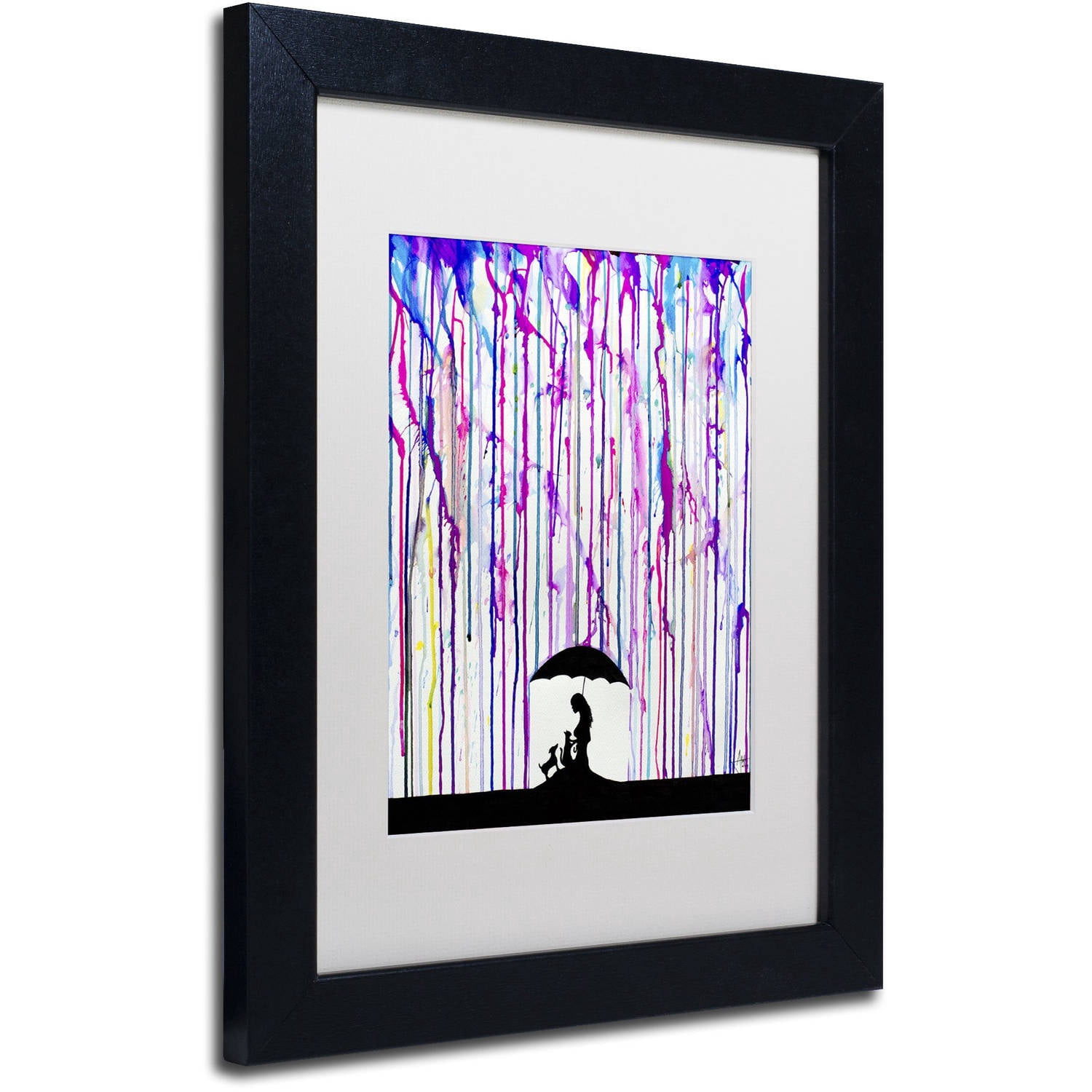 Trademark Fine Art 'Cradle' Canvas Art by Marc Allante, White Matte, Black Frame