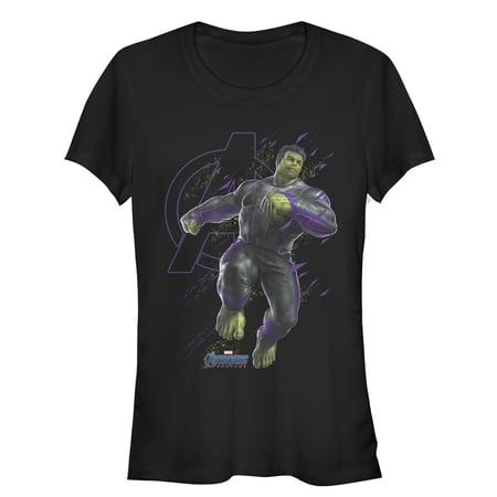 Junior s Marvel Avengers: Endgame Hulk Ready Graphic Tee Black Large