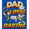 thumbnail image 2 of Boy's Toy Story Father's Day Buzz & Woody  Graphic Tee Royal Blue Medium, 2 of 5