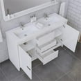 thumbnail image 7 of Alya Bath Sortino 60" Wood Double Bathroom Vanity with Acrylic Sink in White, 7 of 7