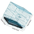 thumbnail image 2 of BESTYASH Small Dog Cage Indoor Iron Blue With Breathable Design 1Pcs, 2 of 7