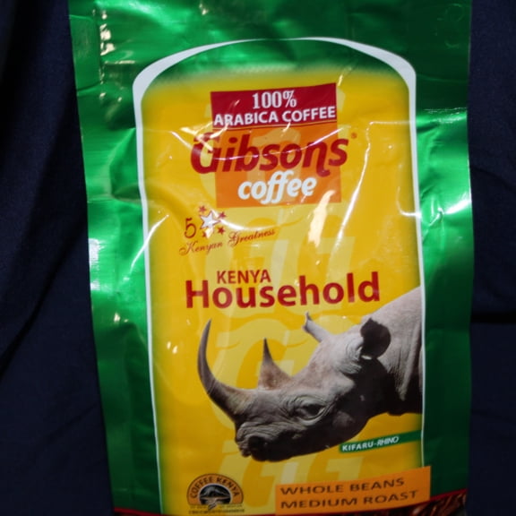 Gibsons Coffee Kenya Household Whole Beans Medium Roast 400g