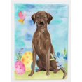thumbnail image 1 of Carolines Treasures BB9610GF Chocolate Labrador Easter Garden Flag, 1 of 3