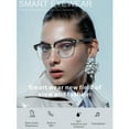thumbnail image 2 of Lunettes Intelligentes Sans Fil Bluetooth Lunettes de Soleil à Oreille Ouverte Musique pour Femmes, IP67, 2 of 10