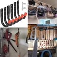 thumbnail image 4 of 6 Pack Heavy Duty Garage Storage J Utility Hooks, Utility Hooks Bike Wall Mount Rack For Garage Wal, 4 of 5
