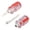 Red, variant on Stubby Magnetic Screwdriver With Phillips Head and Flat Head,Small Pocket Screwdriver for DIY Repairing,2 Piece Set