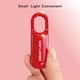 thumbnail image 4 of Candado con Huella Dactilar M01, Antirrobo, Cerradura de Puerta Inteligente, Sin Llave, Recargable por USB, Seguridad para el Hogar, Casillero de Bicicletas, Color Rojo, 4 of 5