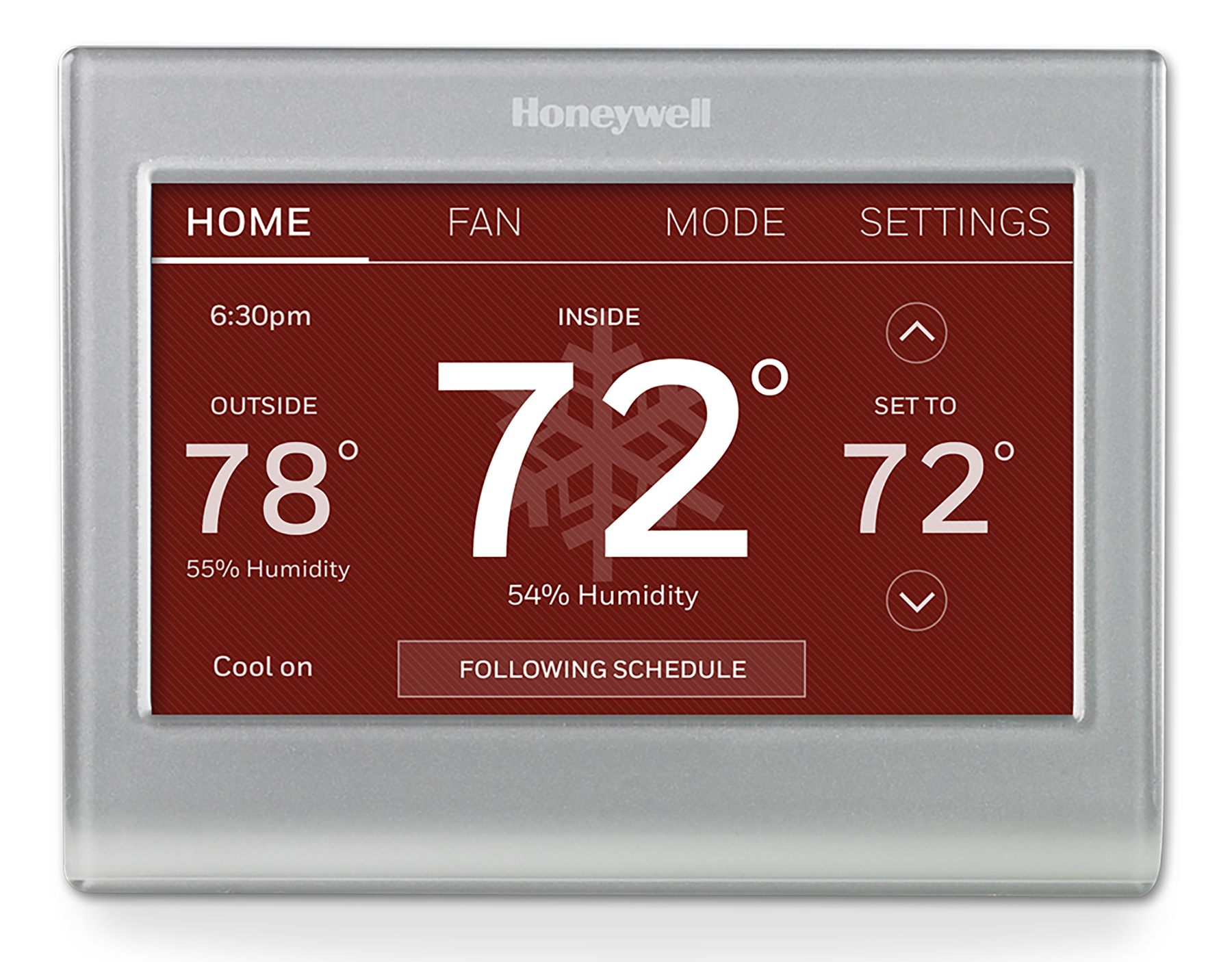 Honeywell RTH9585WF1004 Gray Wi-Fi Smart Color Thermostat - image 3 of 6