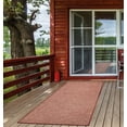 thumbnail image 3 of Ottomanson Sahara Tonal Design 2x5 Reversible Non Shedding Indoor/Outdoor Runner Rug, 2' x 5', Red, 3 of 9