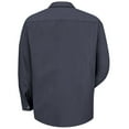 thumbnail image 3 of Red Kap Men's Long Sleeve Geometric Microcheck Work Shirt, 3 of 4