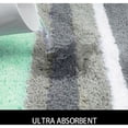 thumbnail image 4 of Alfombra de baño con rayas llamativas, antideslizante, de secado rápido y lavable a máquina. Absorbente, 4 of 5
