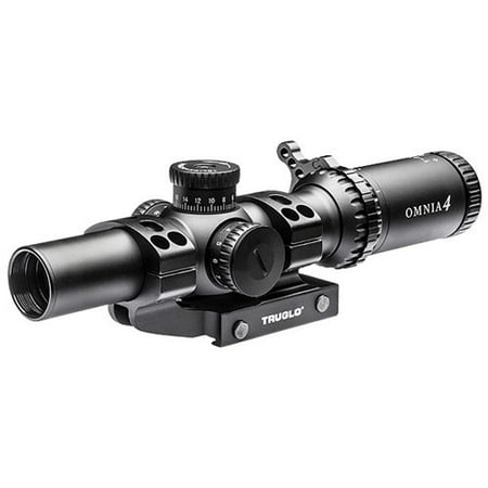 Truglo 1-4 x 24 Omnia Illuminated Reticle Tactical Scope Omnia Tactical (Best Scope For Ruger Mini 14 Tactical)