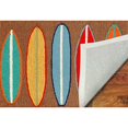 thumbnail image 3 of Liora Manne FTP34140619 Frontporch 1406-19 Surfboards Brown 30 x 48 In. Area Rugs, 3 of 5