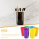 thumbnail image 4 of 12 vasos de plástico de color sólido para enjuague dental sin tapa (colores surtidos), 4 of 7