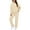 Beige, variant on Niaviben Sweatpants and Hoodie Set for Women Jogger Sets for Women 2 Piece Long Sleeve Set Fall Set Sweatshirts for Women Casual Sets for Women Fashion Sweatshirt Beige L