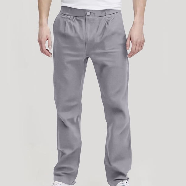 Pantalones largos de vestir de moda de primavera y verano para hombre, pantalones finos, sueltos, rectos, ajustados, informales, deportivos, pantalones de vestir para hombre