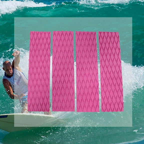 EVA Surfboard Traction Pad, Deck Pad Skimboards Shortboard paddle Board Surfing Surf diy - Pink