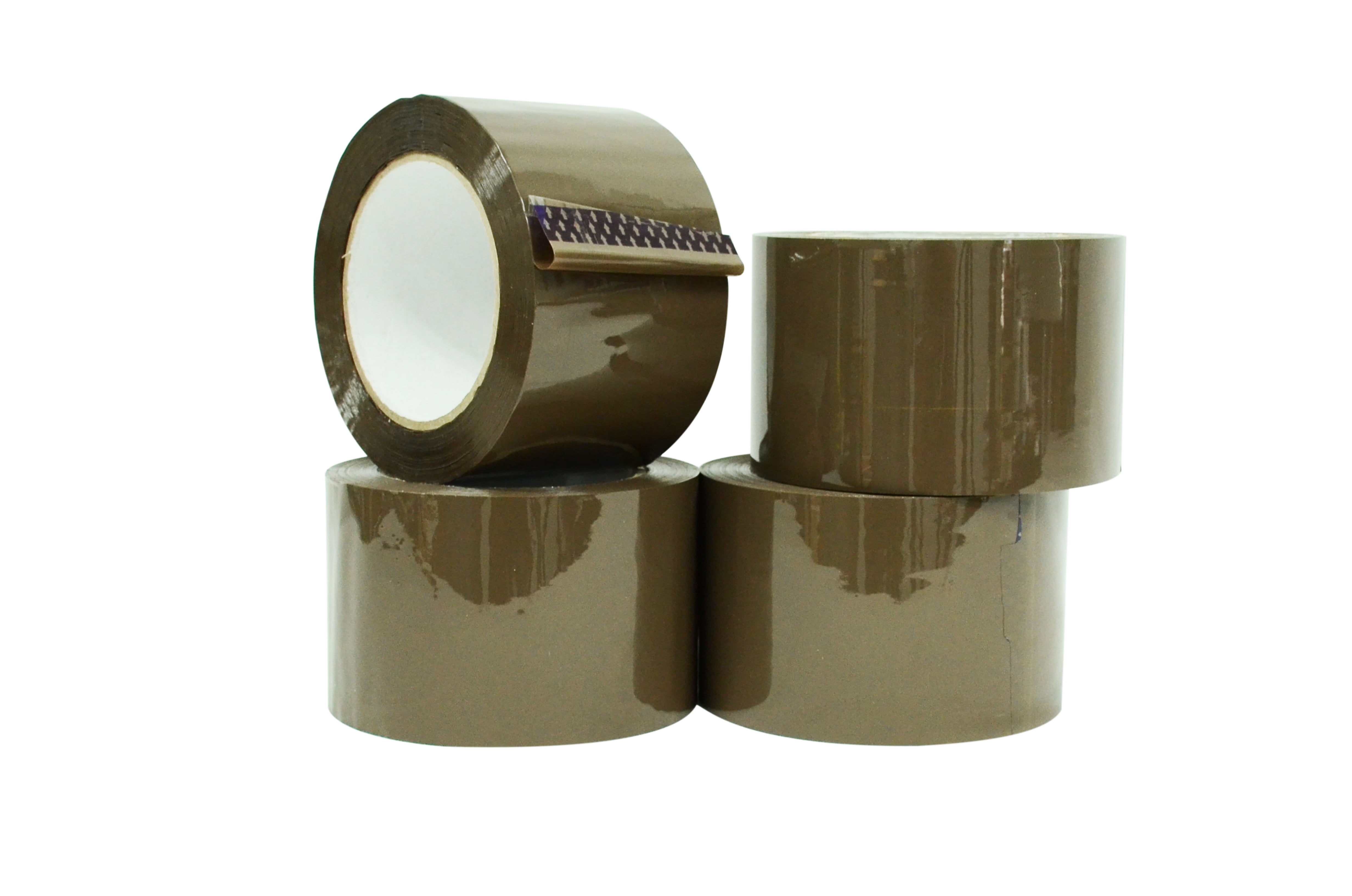 2 X Brown Tape 66m x 48mm with Heavy Duty Tape Dispenser 