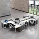 thumbnail image 2 of Customized desk creative designer screen workstation combined office desk and chair My Lux Decor Round, 2 of 21