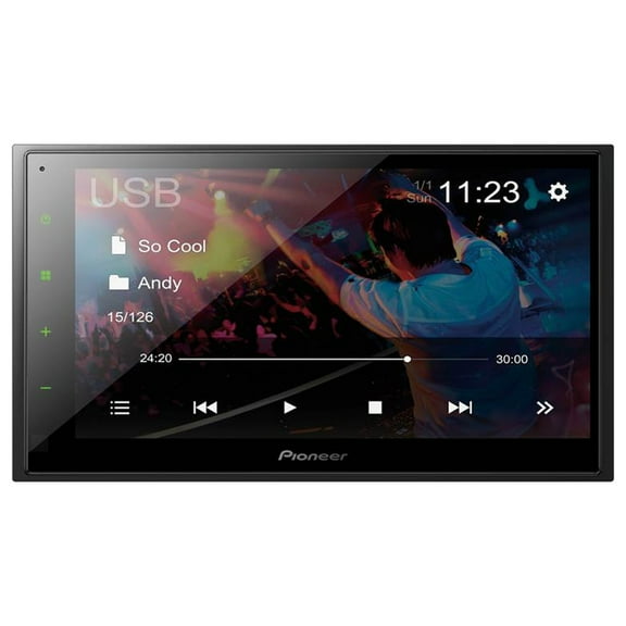 Restored Premium Pioneer DMH-341EX 6.8" Capacitive Touchscreen Digital Media Receiver (Does Not Play CDs) (Refurbished)